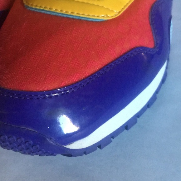 RARE Multi-Colored Reebok Classics Patent Leather Youth Size 5 - Picture 7 of 12